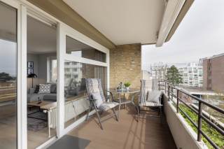 Balkon mit Bestuhlung und Tisch, Wohnung im Haus "Goldene Ruh"